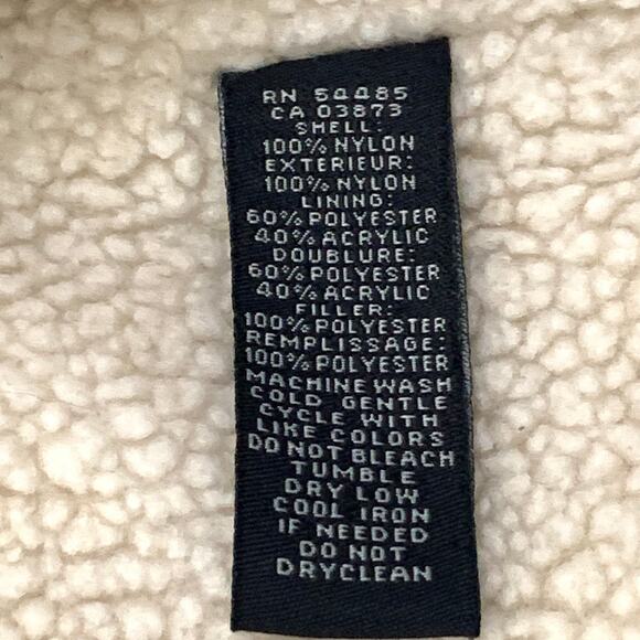 American Eagle Outfitters Womens Vest Orange Medium Shelter Series Sherpa Lined - Picture 5 of 14